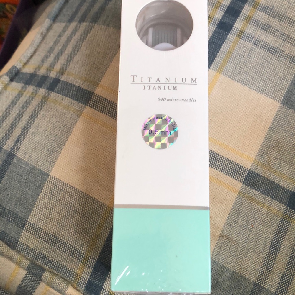 New Inika Titanium 540 needle derma roller face
